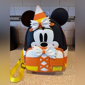 Loungefly Disney Mickey Mouse Halloween Backpack - Glows in the Dark